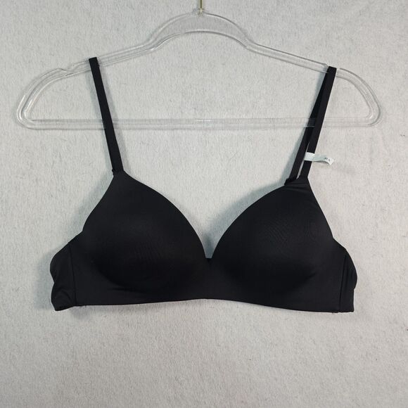 Gap Body Wireless T-Shirt Bra Women's Size 36A True Black NWT - Picture 1 of 6
